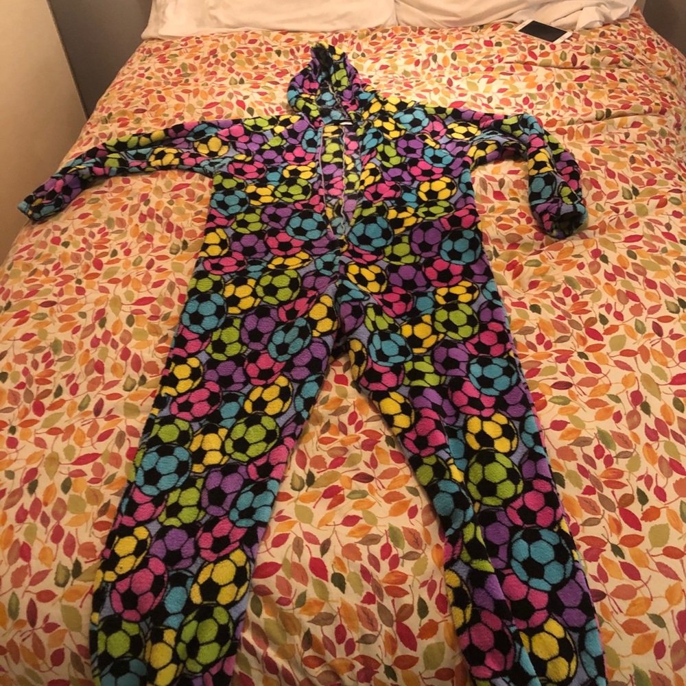 Soccer ball onesie!